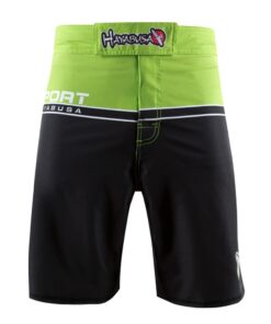 hayabusa-sport-shorts-green-front