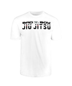 t-shirt bad boy jiu jitsu discipline blanc 1