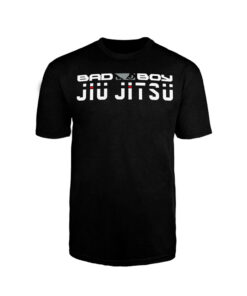 t-shirt bad boy jiu jitsu discipline noir 1